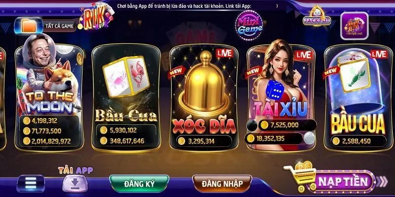 Game bài Rikvip hấp dẫn Game bài Rikvip hấp dẫn